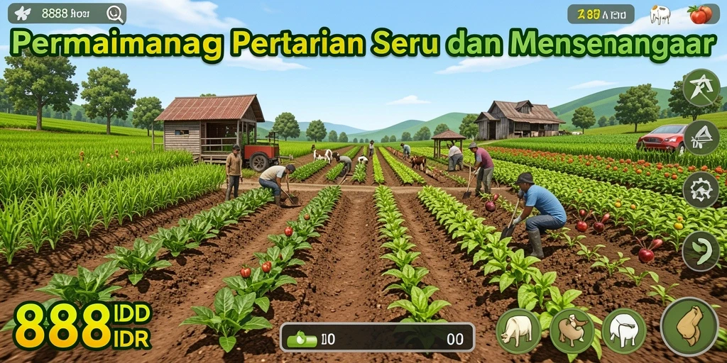Tampilan gameplay Farming di 888IDR yang menggugah selera.