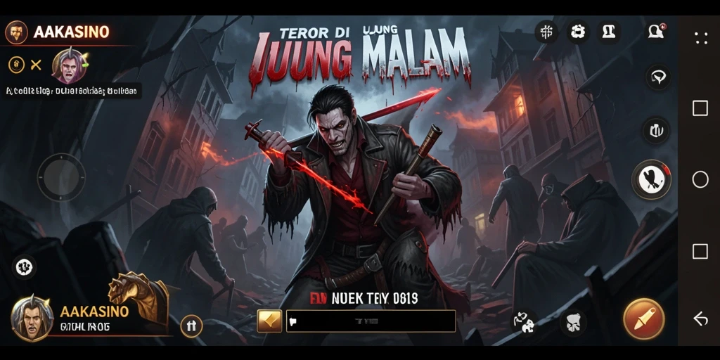 Screenshot gameplay AAKASINO yang menakutkan dan mendebarkan.