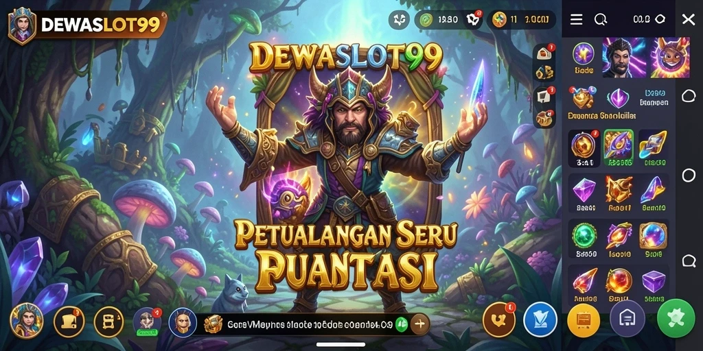 Gameplay DEWASLOT99 yang seru dan menantang di dunia fantasi.