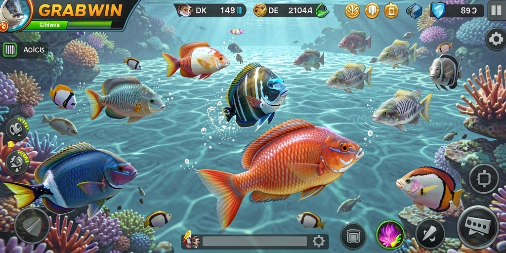 Tampilan menarik dari gameplay Tembak Ikan yang penuh aksi.