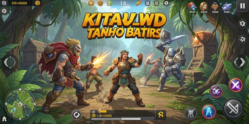 Tampilan gameplay menegangkan dan penuh aksi di KITAWD.