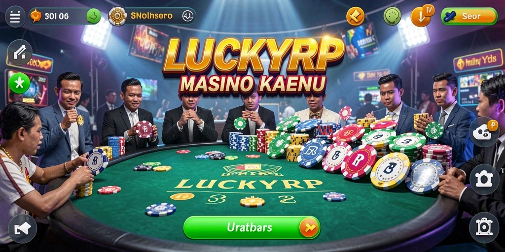 Gameplay seru di LUCKYRP dengan berbagai pilihan permainan kasino.