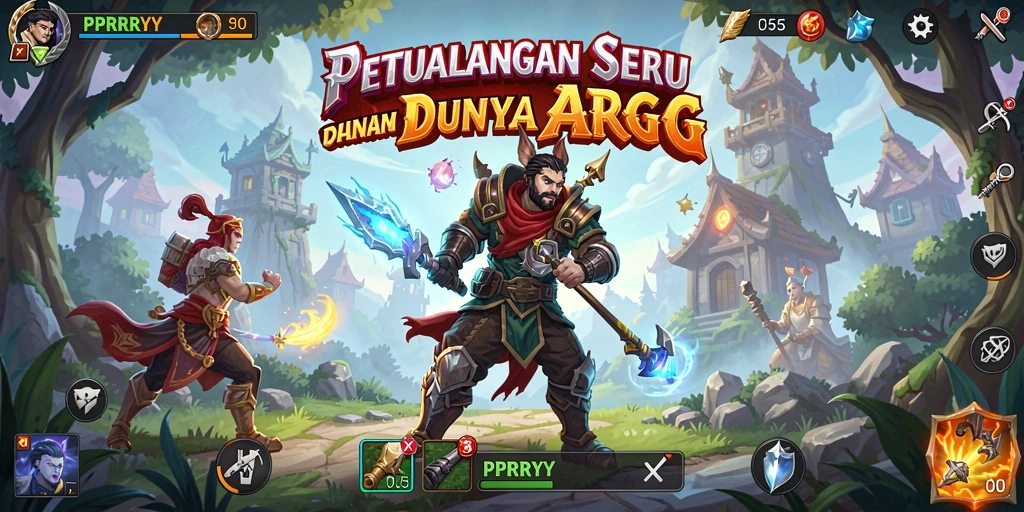 Screenshot menampilkan aksi seru dalam gameplay ARPG.