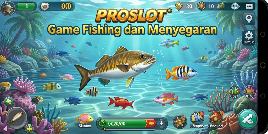 Tangkapan ikan besar dalam gameplay PROSLOT yang seru.