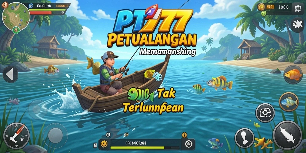 Tangkapan ikan besar di lautan yang memukau.