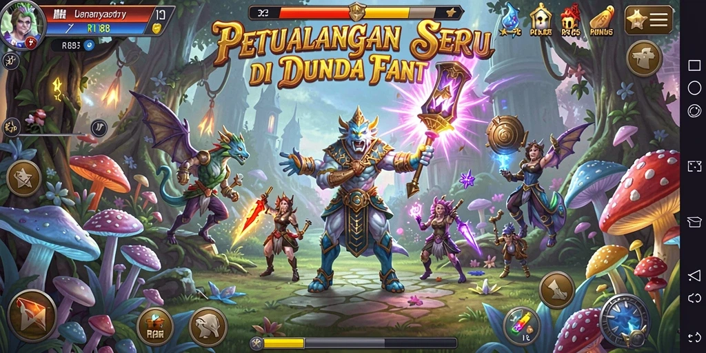 Screenshot menunjukkan momen seru dalam gameplay RI188.