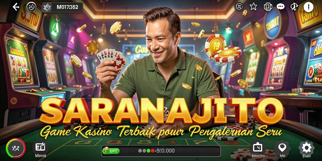 Tangkapan layar dari gameplay menarik di SARANAJITU.
