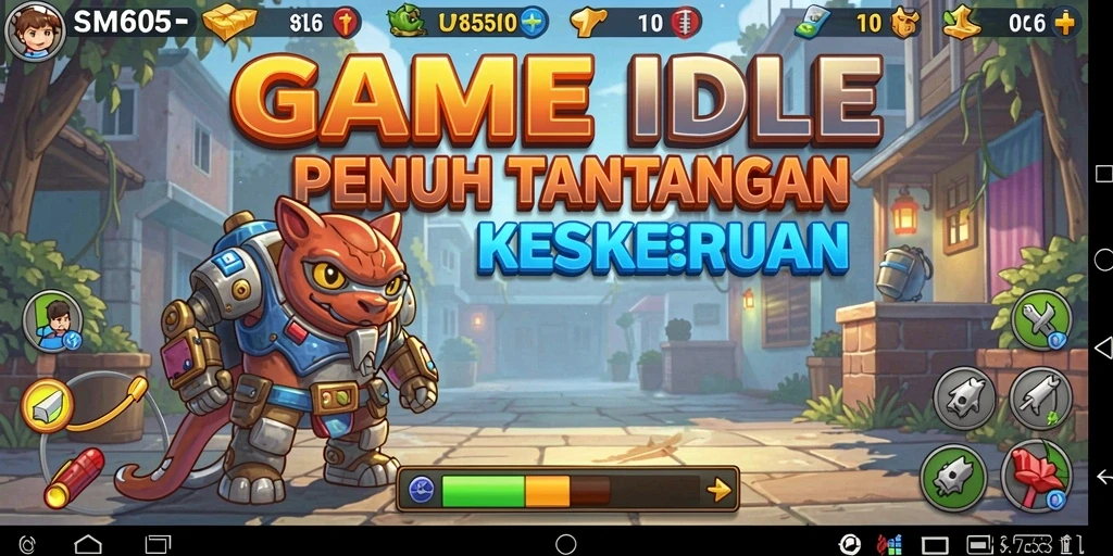 Tampilan layak dari gameplay <strong>SM605</strong> dengan karakter-karakter menyerang.