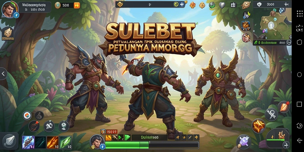 Tampilan gameplay SULEBET yang menawan dengan aksi petualangan seru.