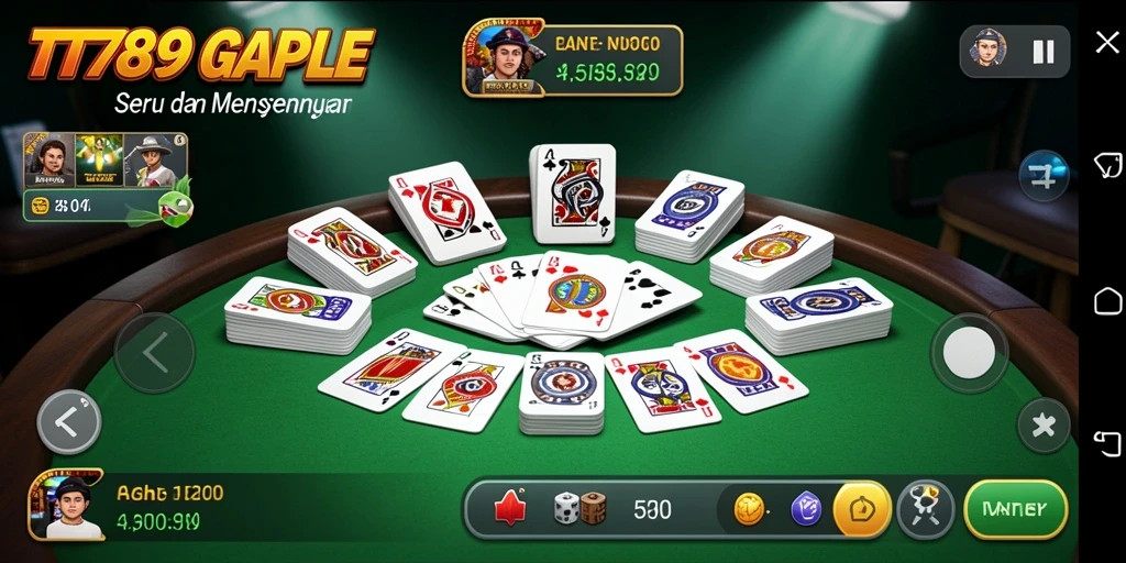 Gameplay seru dan interaktif dalam TT789 Gaple.